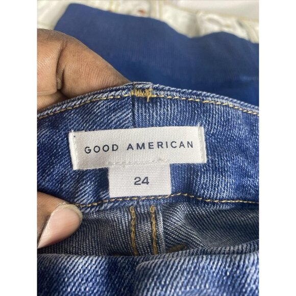 Good American Good Curve Straight Jean INDIGO264 Size‎ 24 - Picture 5 of 10